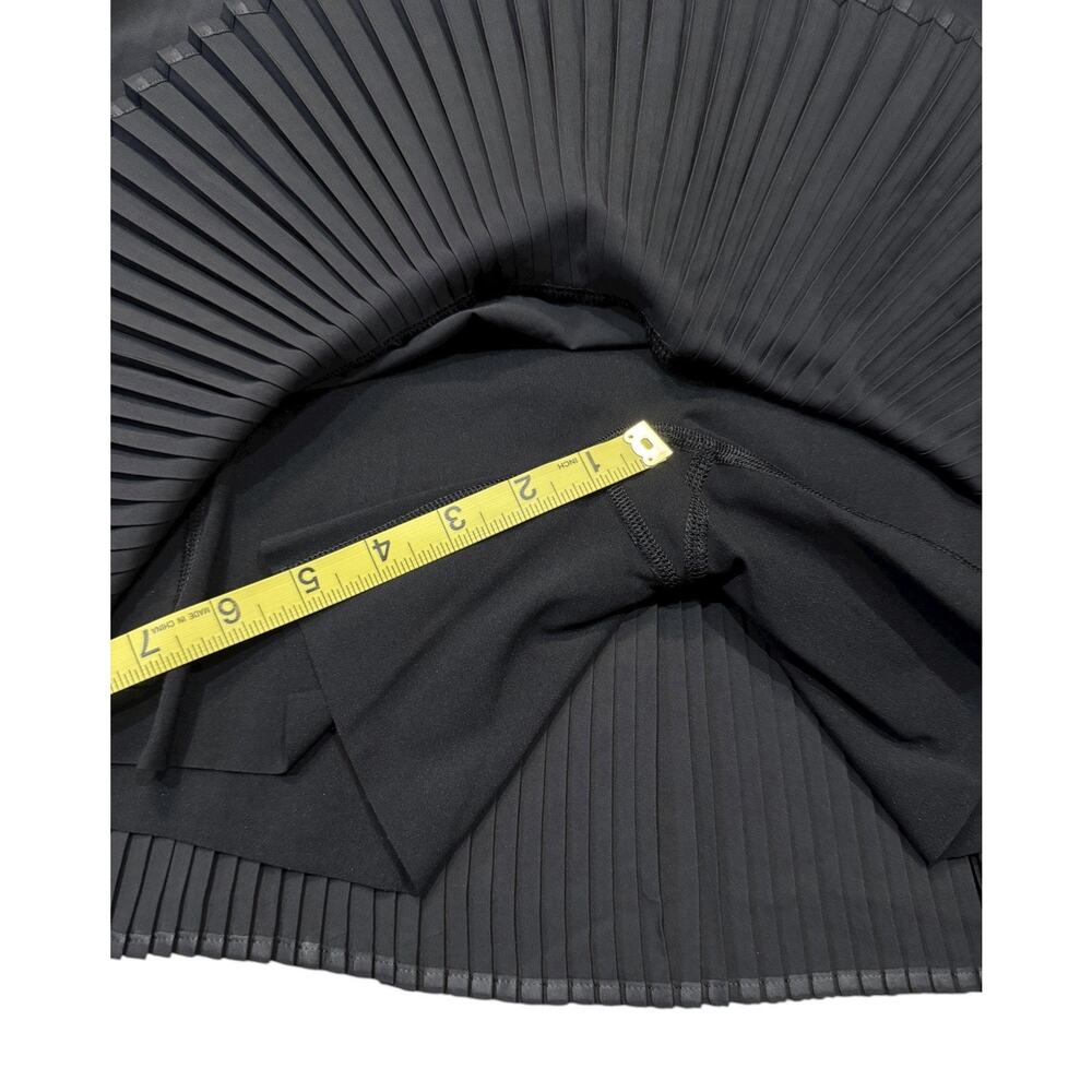 Spanx Yes Pleats Skort Womens Black Athletic Skirt Size 1x Pleated Shorts Liner - Picture 7 of 13